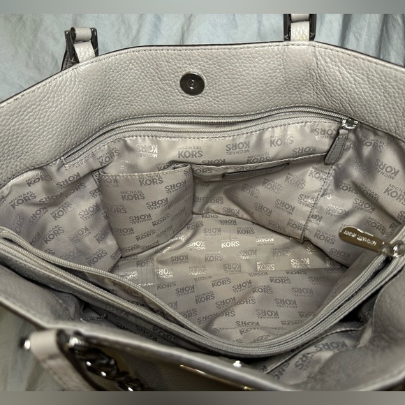 Michael Kors - Harper Tote - Grey Pebbled Leather - Picture 10 of 16